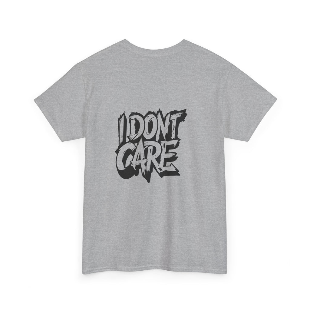 I Don't Care Graphic Tee, Unisex Cotton T-Shirt, Hip Hop Style Shirt, Streetwear Fashion, Casual Summer Wear, Gift for Friends