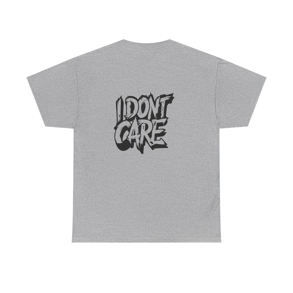 I Don't Care Graphic Tee, Unisex Cotton T-Shirt, Hip Hop Style Shirt, Streetwear Fashion, Casual Summer Wear, Gift for Friends