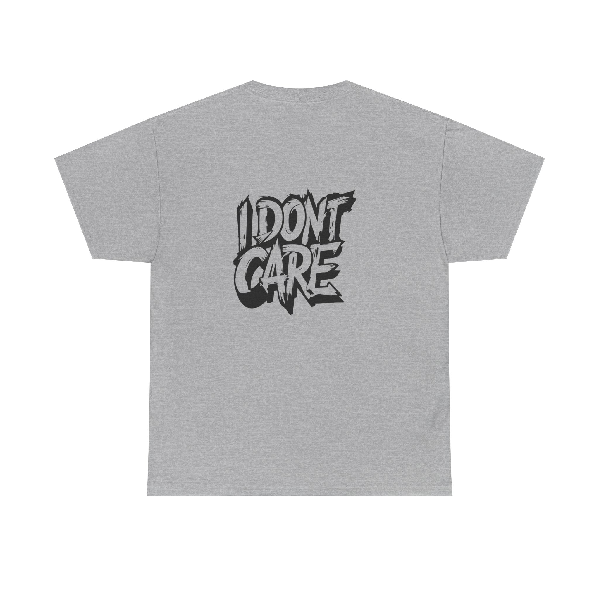 I Don't Care Graphic Tee, Unisex Cotton T-Shirt, Hip Hop Style Shirt, Streetwear Fashion, Casual Summer Wear, Gift for Friends
