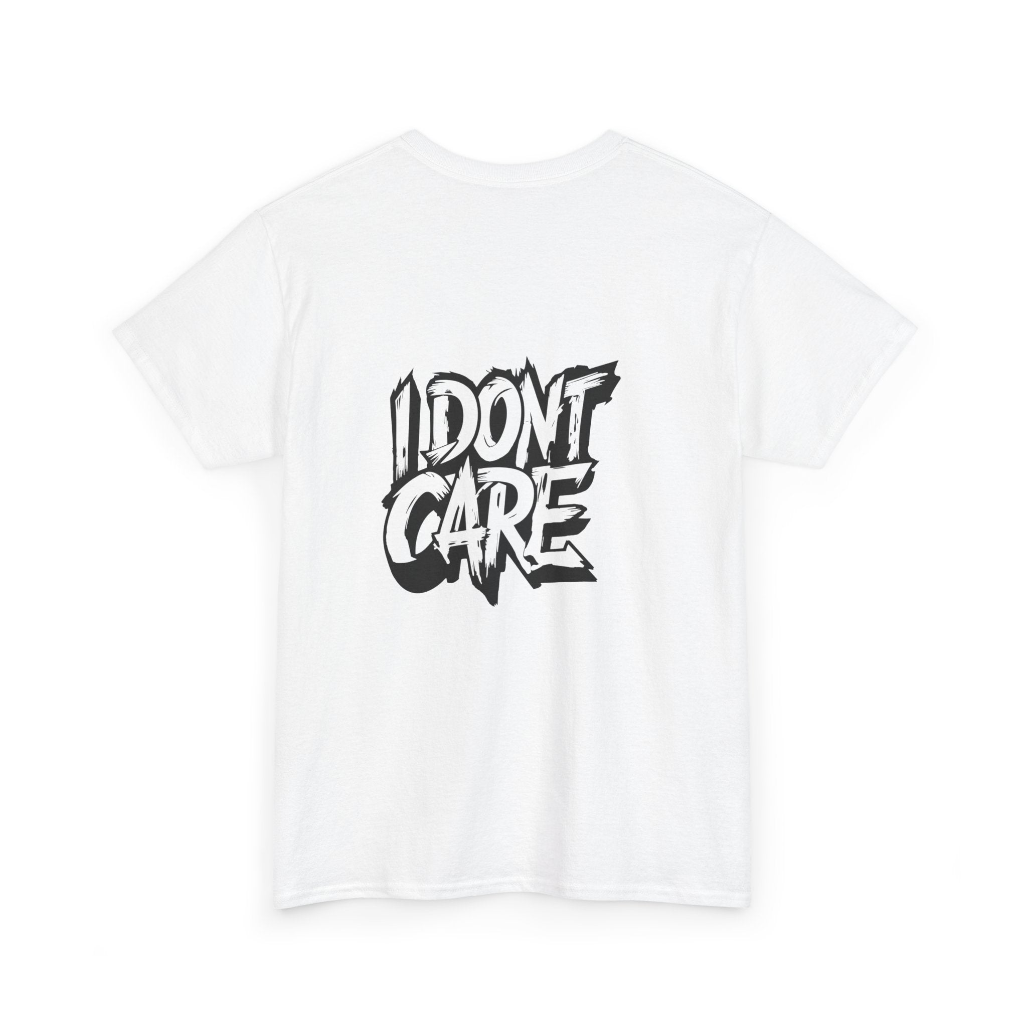 I Don't Care Graphic Tee, Unisex Cotton T-Shirt, Hip Hop Style Shirt, Streetwear Fashion, Casual Summer Wear, Gift for Friends